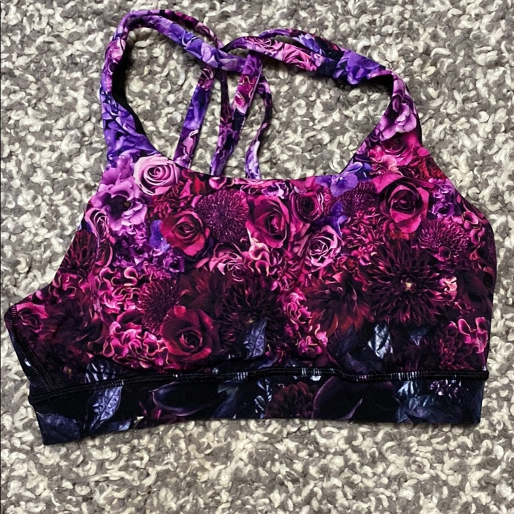 Limited edition ombré floral bra